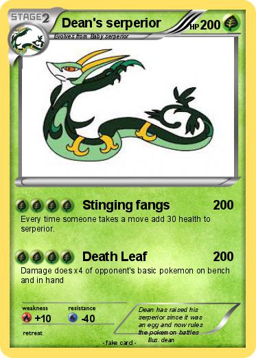 Pokemon Dean's serperior