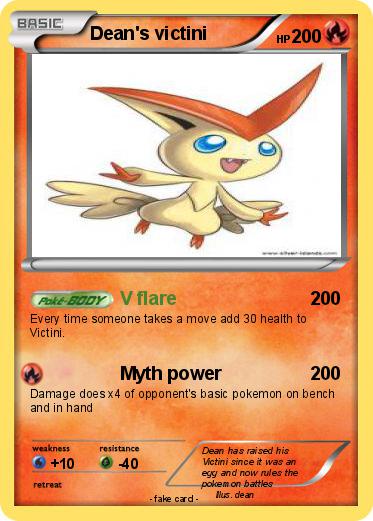 Pokemon Dean's victini
