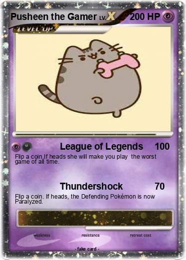 Pokemon Pusheen the Gamer