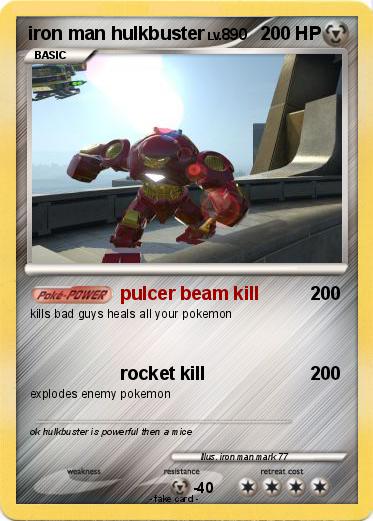 Pokemon iron man hulkbuster