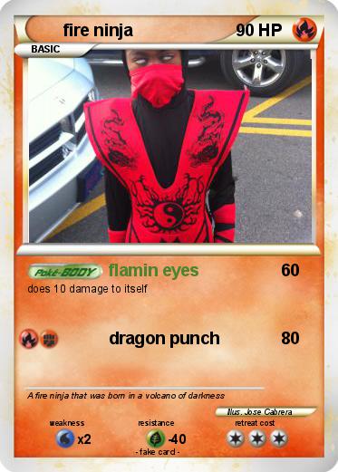 Pokemon fire ninja