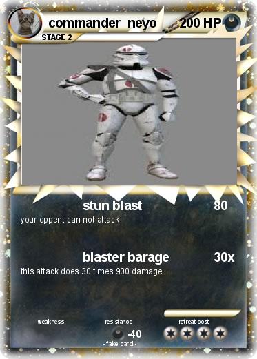 Pokemon commander  neyo