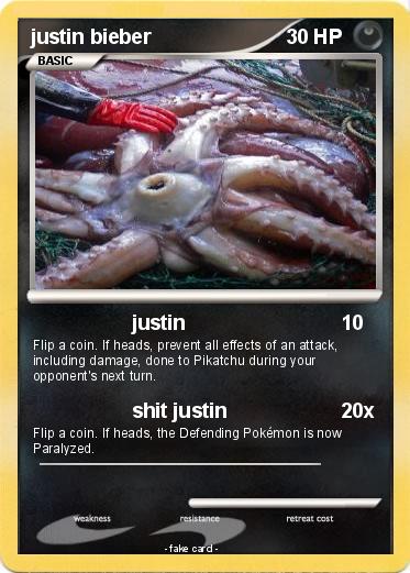 Pokemon justin bieber