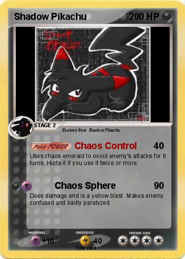 Pokemon Shadow Pikachu