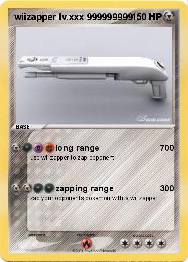 Pokemon wiizapper lv.xxx 999999999