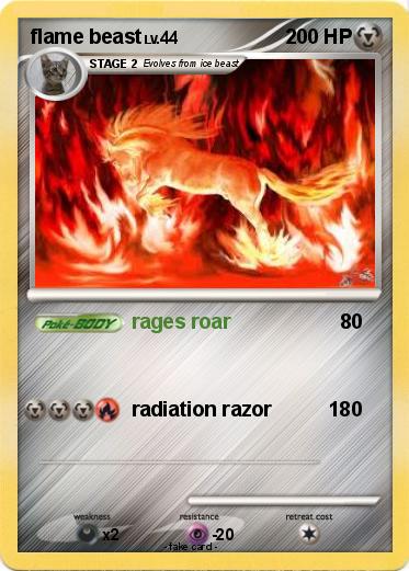 Pokemon flame beast