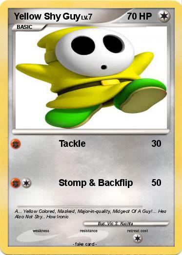 Pokemon Yellow Shy Guy