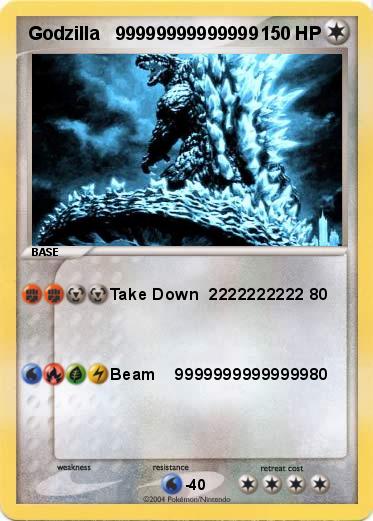 Pokemon Godzilla   99999999999999