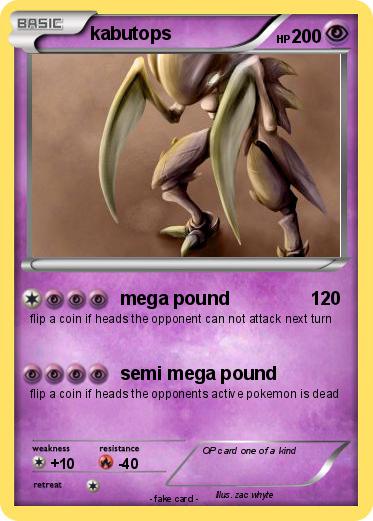Pokemon kabutops