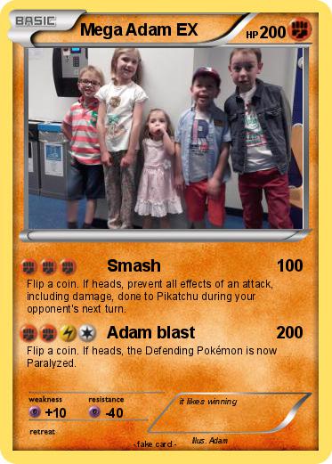 Pokemon Mega Adam EX