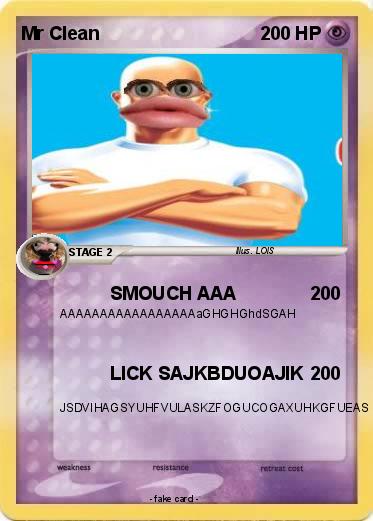 Pokemon Mr Clean