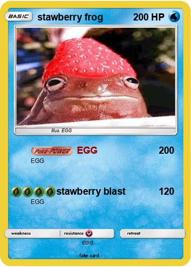 Pokemon stawberry frog