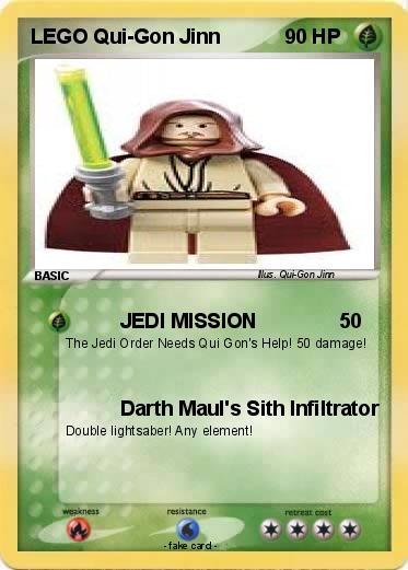 Pokemon LEGO Qui-Gon Jinn