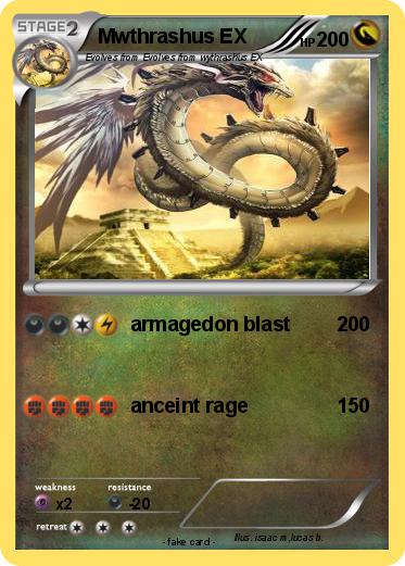 Pokemon Mwthrashus EX
