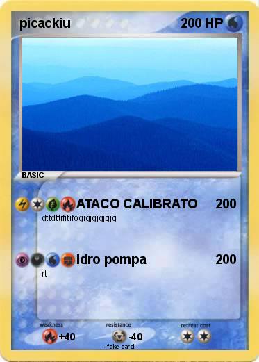 Pokemon picackiu