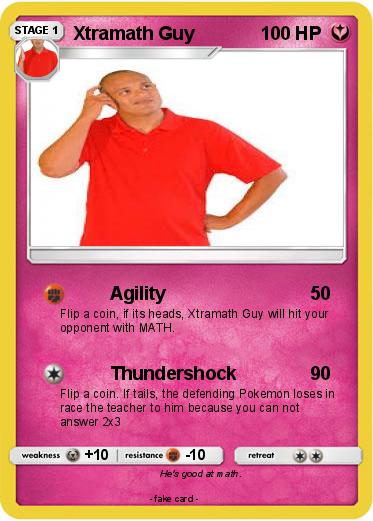 Pokemon Xtramath Guy