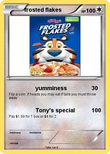 Pokemon frosted flakes