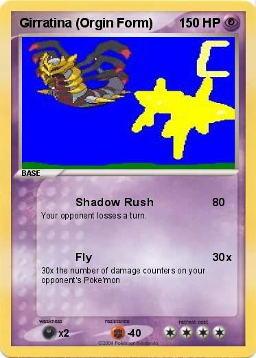 Pokemon Girratina (Orgin Form)