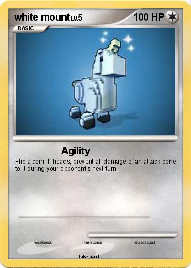 Pokemon white mount