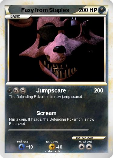 Pokemon Faxy from Staples