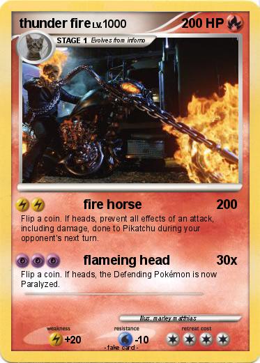 Pokemon thunder fire