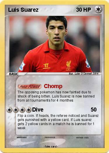Pokemon Luis Suarez
