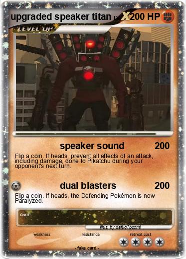 Pokemon upgraded speaker titan