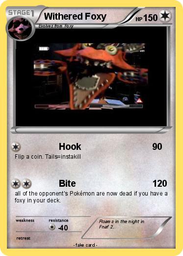 Pokemon Withered Foxy