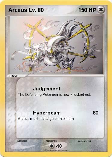 Pokemon Arceus Lv. 80