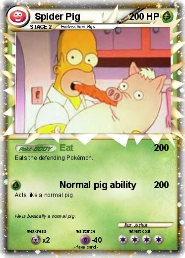 Pokemon Spider Pig