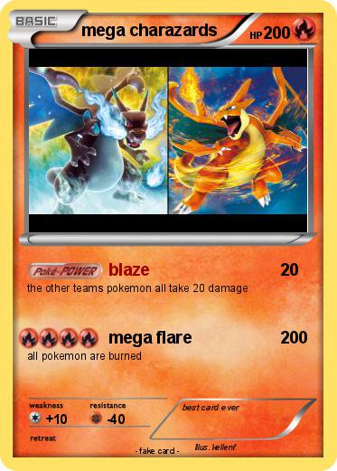 Pokemon mega charazards