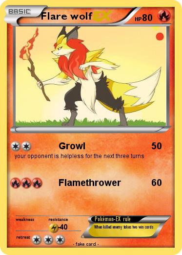 Pokemon Flare wolf