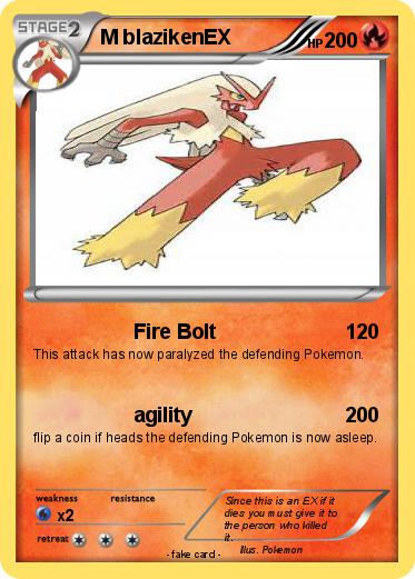 Pokemon M blazikenEX