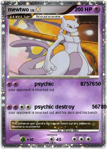 Pokemon mewtwo