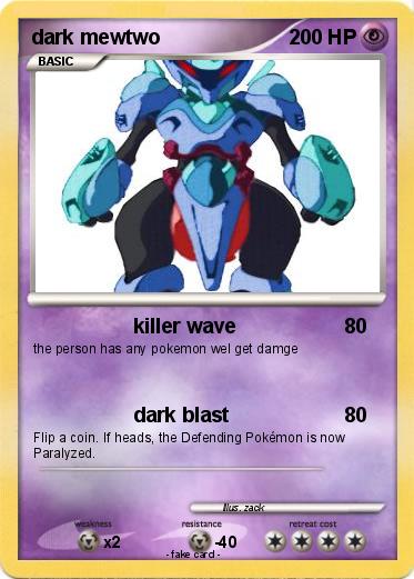 Pokemon dark mewtwo