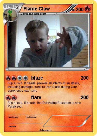 Pokemon Flame Claw