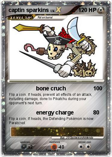 Pokemon captin sparkins