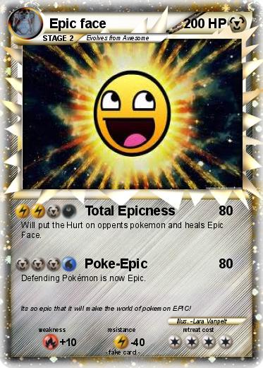 Pokemon Epic face