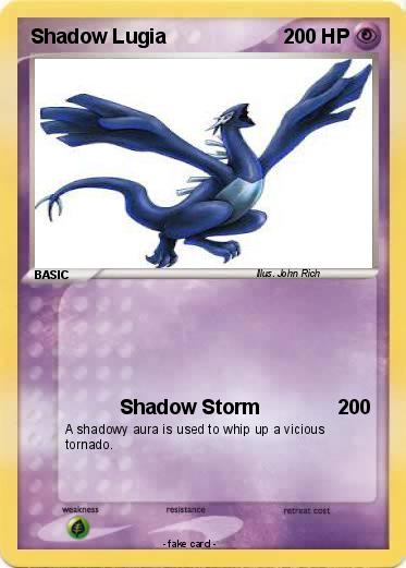 Pokemon Shadow Lugia