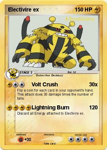 Pokemon Electivire ex