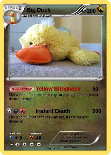 Pokemon Big Duck
