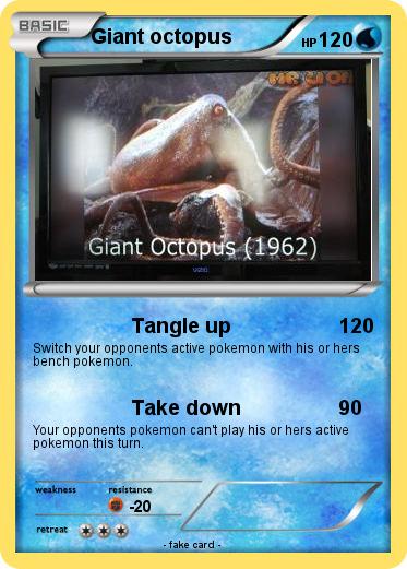 Pokemon Giant octopus