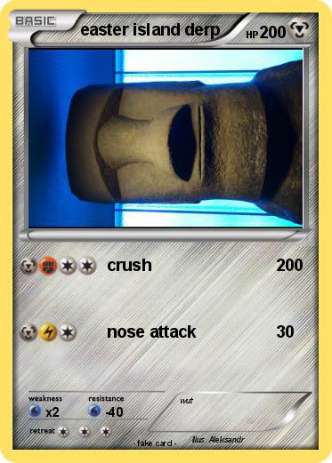 Pokemon easter island derp