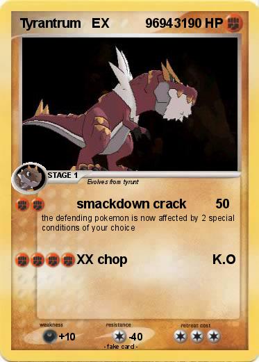 Pokemon Tyrantrum   EX          96943