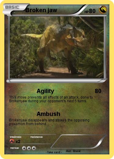 Pokemon Broken jaw