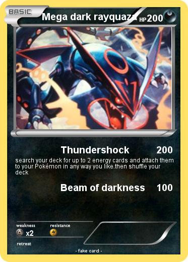 Pokemon Mega dark rayquaza