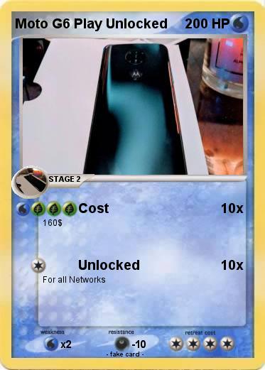 Pokemon Moto G6 Play Unlocked