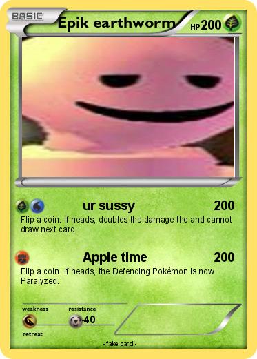Pokemon Epik earthworm