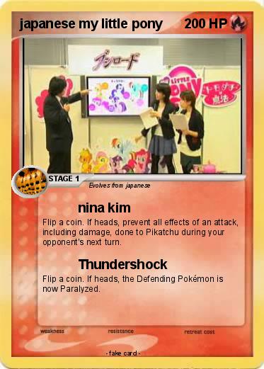 Pokemon japanese my little pony