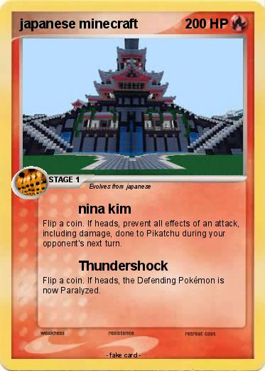 Pokemon japanese minecraft